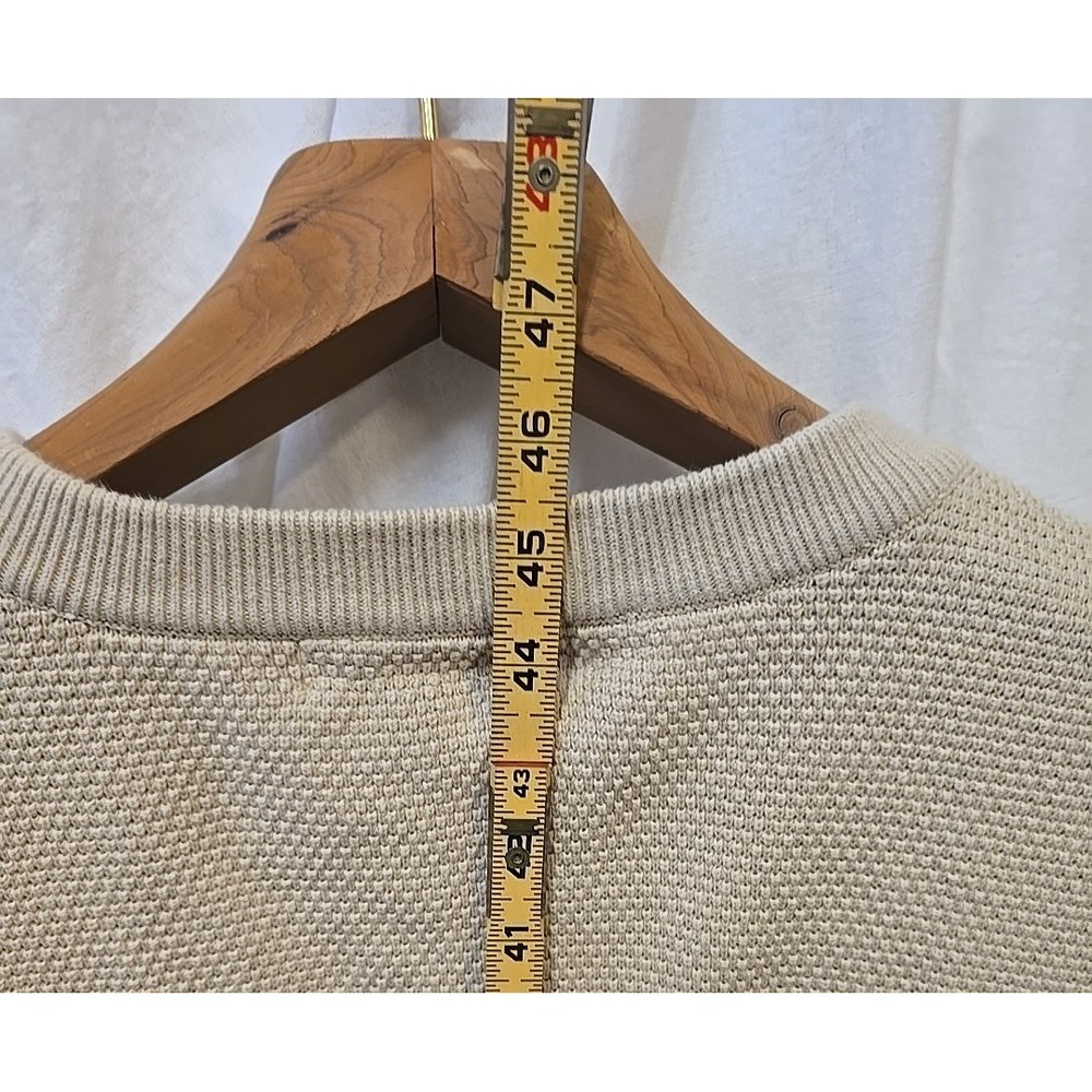 Free People Hailee Long Sleeve Cotton Sweater Dress M Relaxed Quiet Luxury - Picture 8 of 9